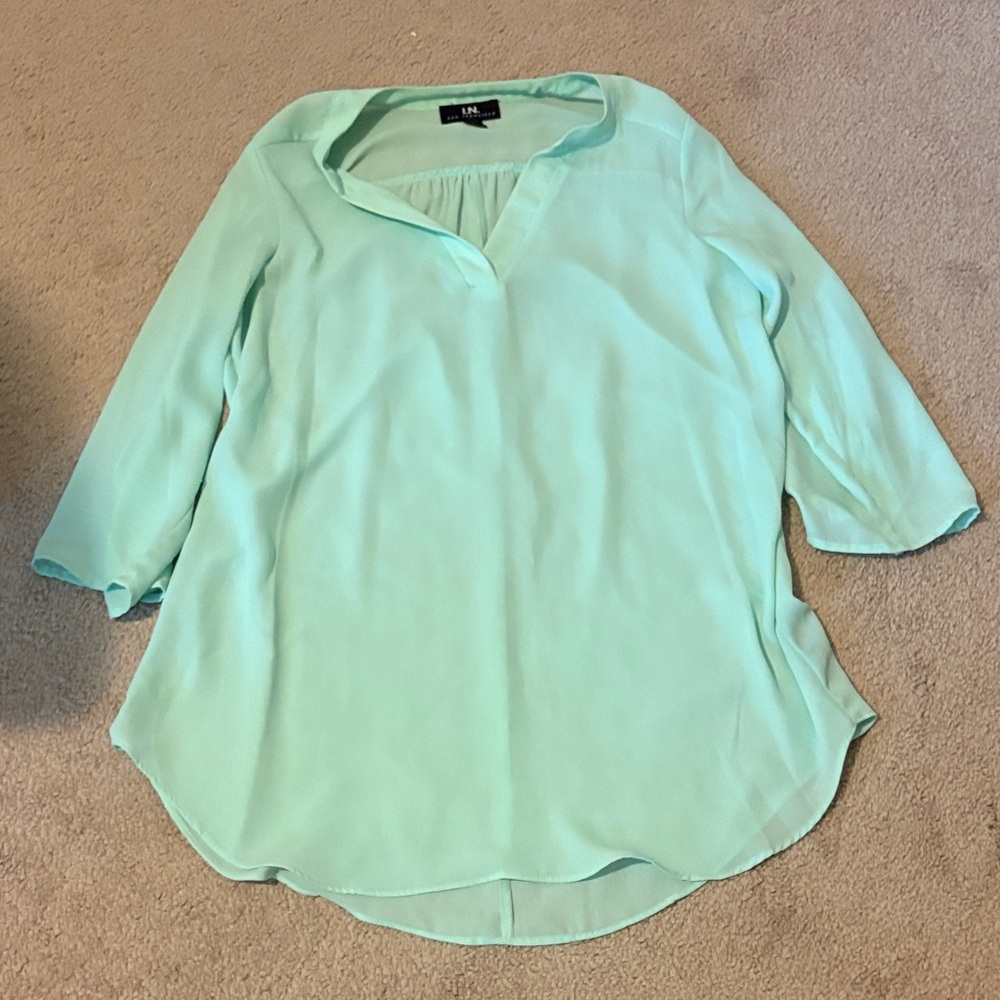 Light Green Women's Blouse